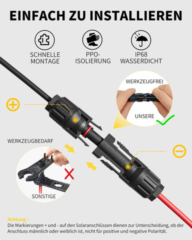 Solarkabel Y-Verteiler Für 3 Solarmodule